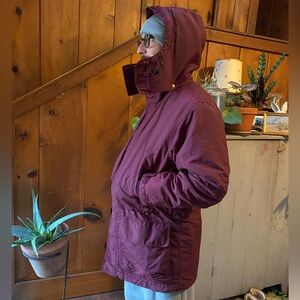 Vintage Lands End Winter Jacket with Polartech lining